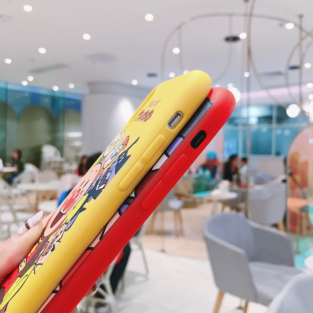 Мультяшный чехол Anpanman для телефона iPhone XS MAX XR 7 8 Plus 6 6s X мягкий силиконовый из ТПУ