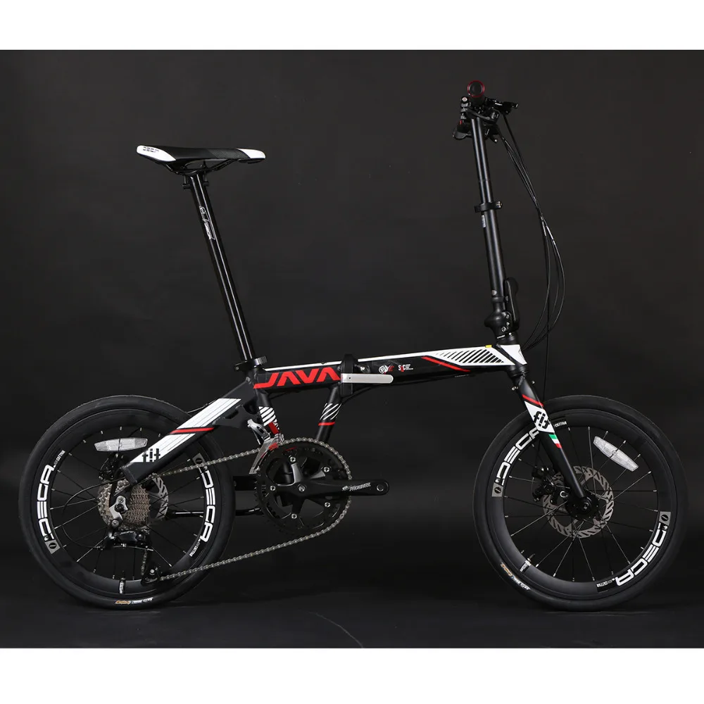 JAVA FIT 18 D алюминиевый складной велосипед для взрослых 20 &quot406 колеса скоростей