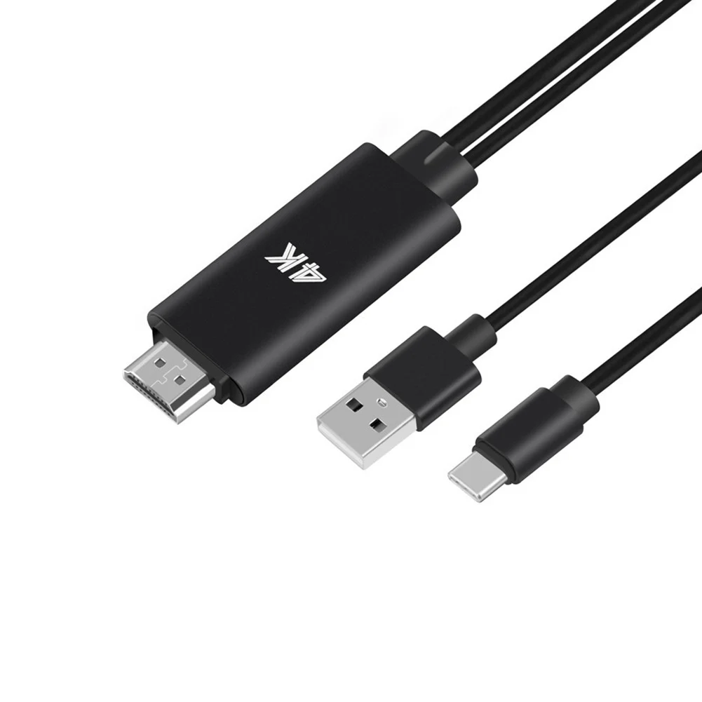 USB Type-C to HDMI 4K HD TV Video Converter Cable Adapter for MacBook Samsung Galaxy S8 HSJ-19 |