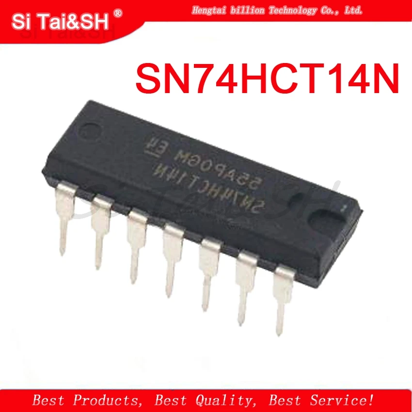 1 шт. SN74HCT14N DIP14 SN74HCT14 74HCT14 74HCT14N преобразователь Hex Schmitt Trigger Новый и