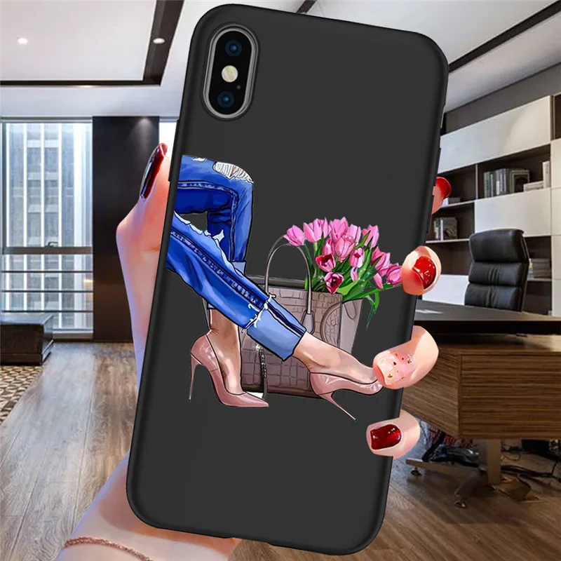 Для iPhone X XR XS Max 5 5S SE 6 6S 7 8 One Plus 5 5T 7 Pro Oneplus 6 6Tphone чехол для телефона Funda Coque Etui Fashion Woman