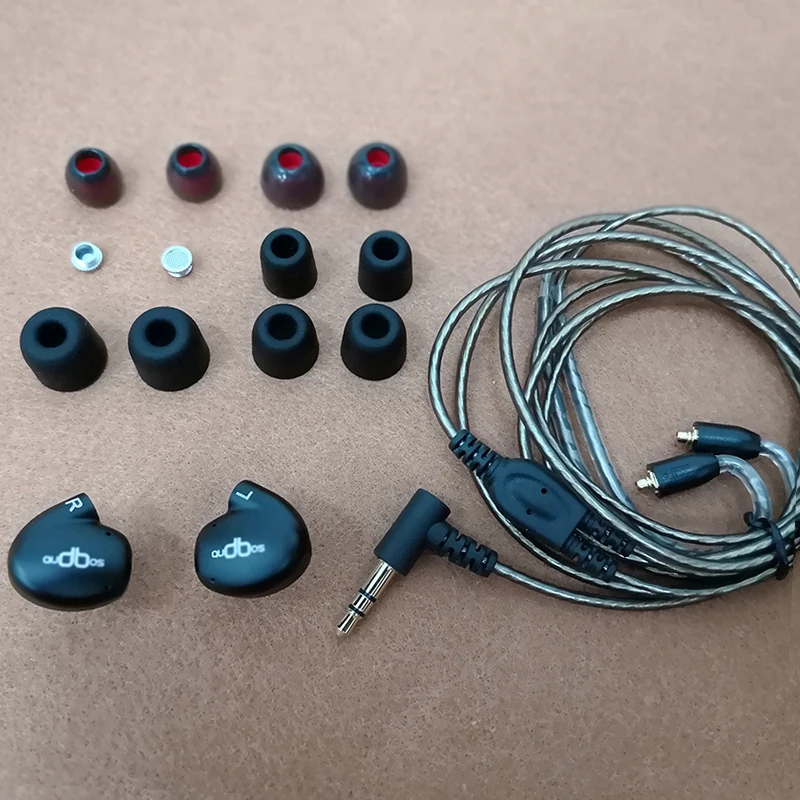 Новые наушники-вкладыши Audbos BD04 Hi-Fi 2BA гибридные с динамическими драйверами сделай