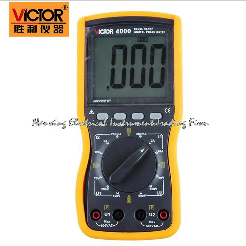 

Цифровой мультиметр VICTOR 4000 VC4000 0 ~ 20 В/200 В/500 в 0 ~ мА/2 а/10 А, быстрая доставка