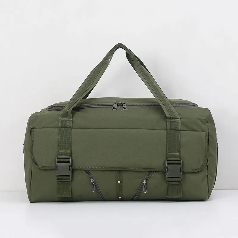 Green 80L мужская дорожная Сумка Многофункциональная оксфордская сумка для ручной клади мужская сумка-тоут большая емкость практичная сумка для выходных водонепроницаемая - Цвет: Green