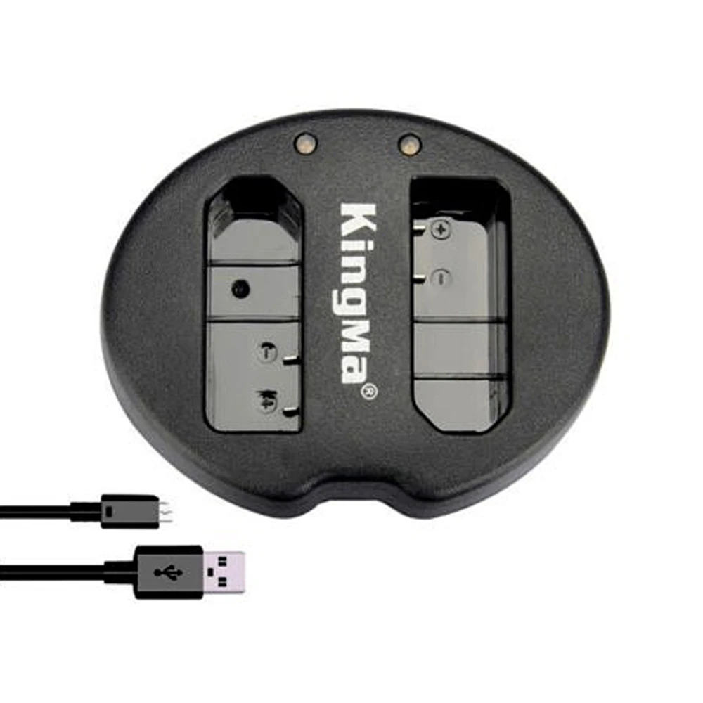 EN EL14 ENEL14 аккумулятор + двойное зарядное устройство USB для Nikon EL14A P7800 P7100 D3400 D5500 D5300