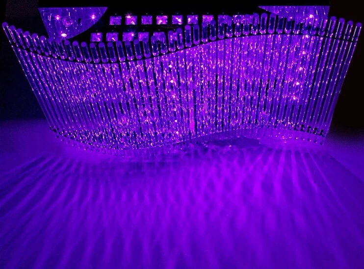 Современная хрустальная люстра светодиодная лампа с дистанционным управлением