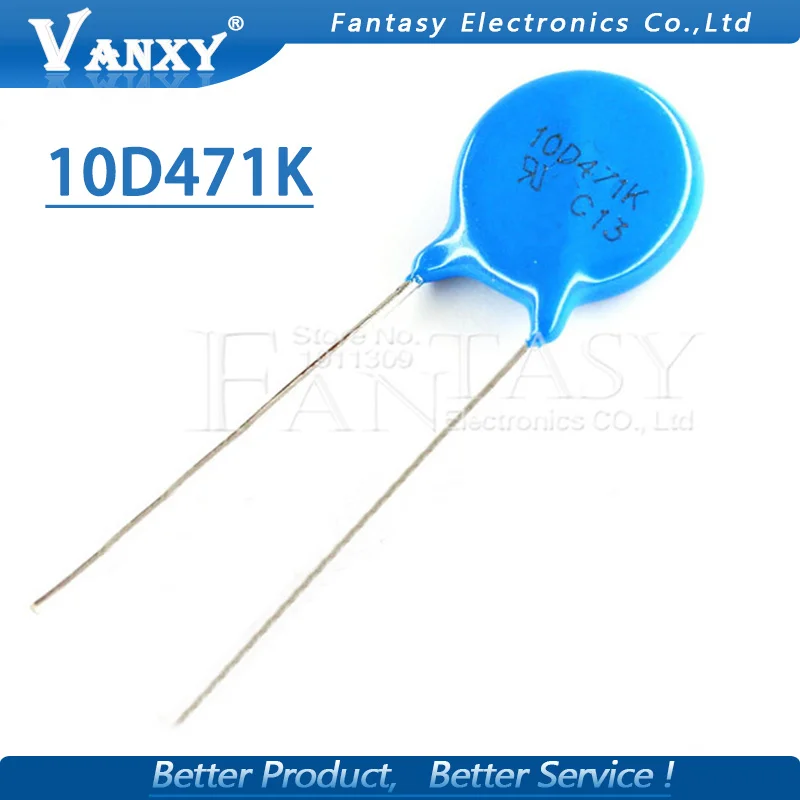 10 шт. Варистор 10D471K 470 в piezoresistor 10D471