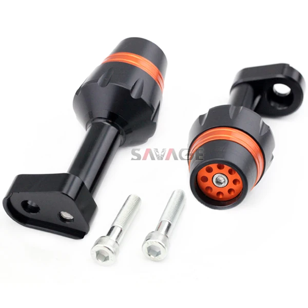 Orange Рамка Ползунки Краш протектор для YAMAHA YZF R25/R3 MT25 MT03- 15 16 17 18 аксессуары для мотоциклов защита от падения - Цвет: Orange