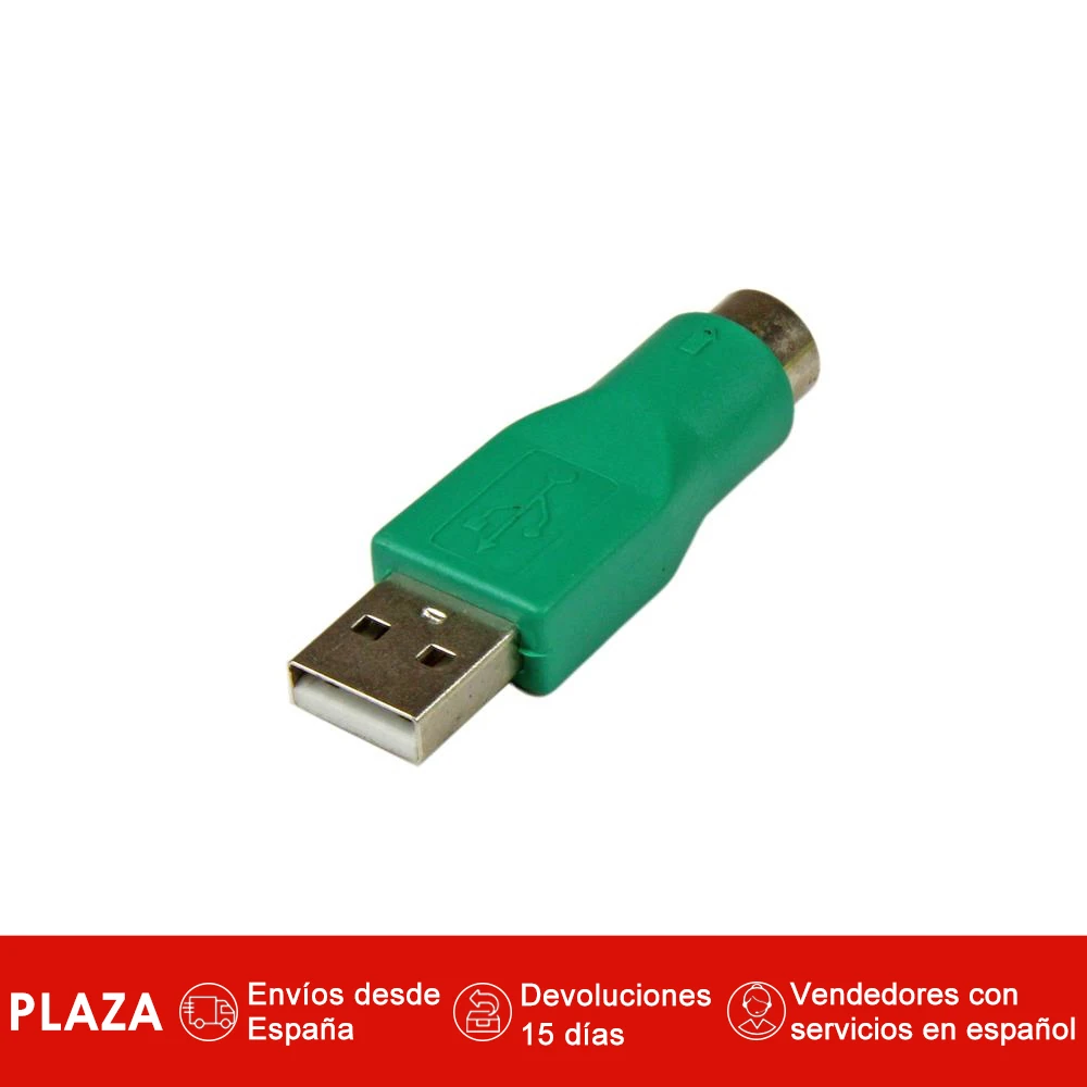 StarTech.com адаптер Ратон коннектора PS/2 PS2 minidin USB-мачо USB-Женский мини-DIN USB Верде |
