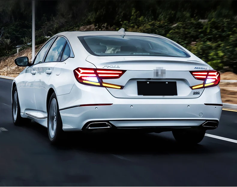 Автомобильный Стайлинг задний фонарь для Honda Accord задние фонари светодиодная сигнальная лампа чехол для Honda Accord задний фонарь светодиодный задние фонари