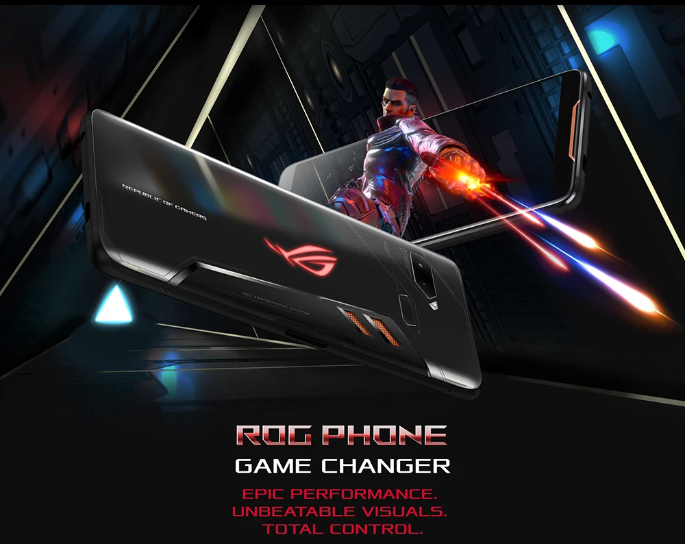 ASUS ROG Phone ZS600KL 8 ГБ ОЗУ 512 Гб ПЗУ игровой телефон Snapdragon 845 2,96 ГГц 6," AMOLED экран Android 8,1 смартфон 4000 мАч