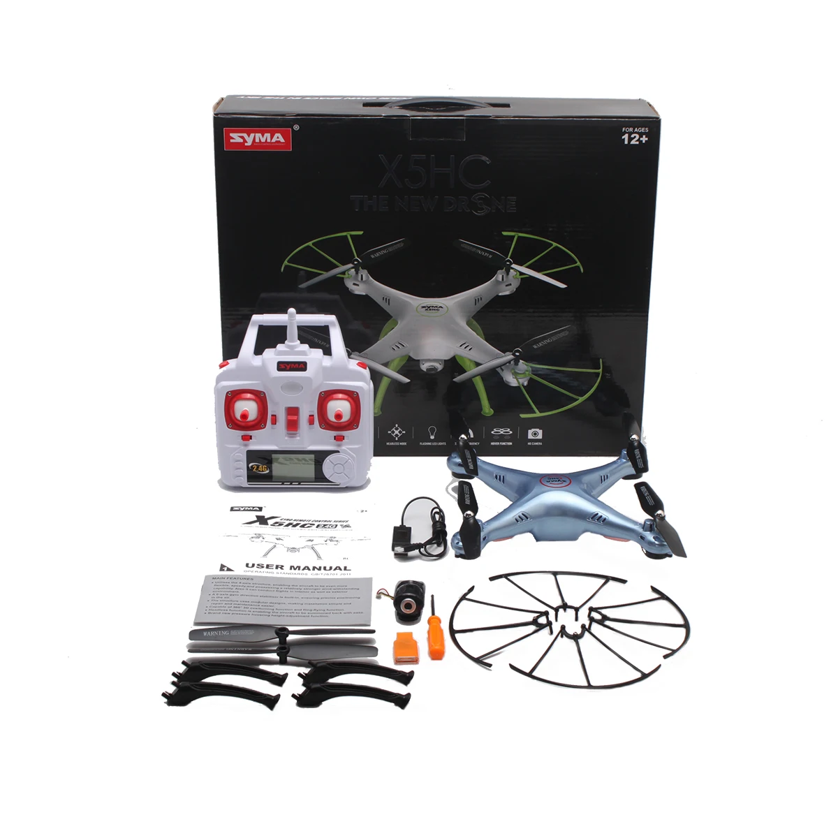 Квадрокоптер SYMA X5C обновленная версия X5HC 4 канала 2 4G 6 осевой Радиоуправляемый с