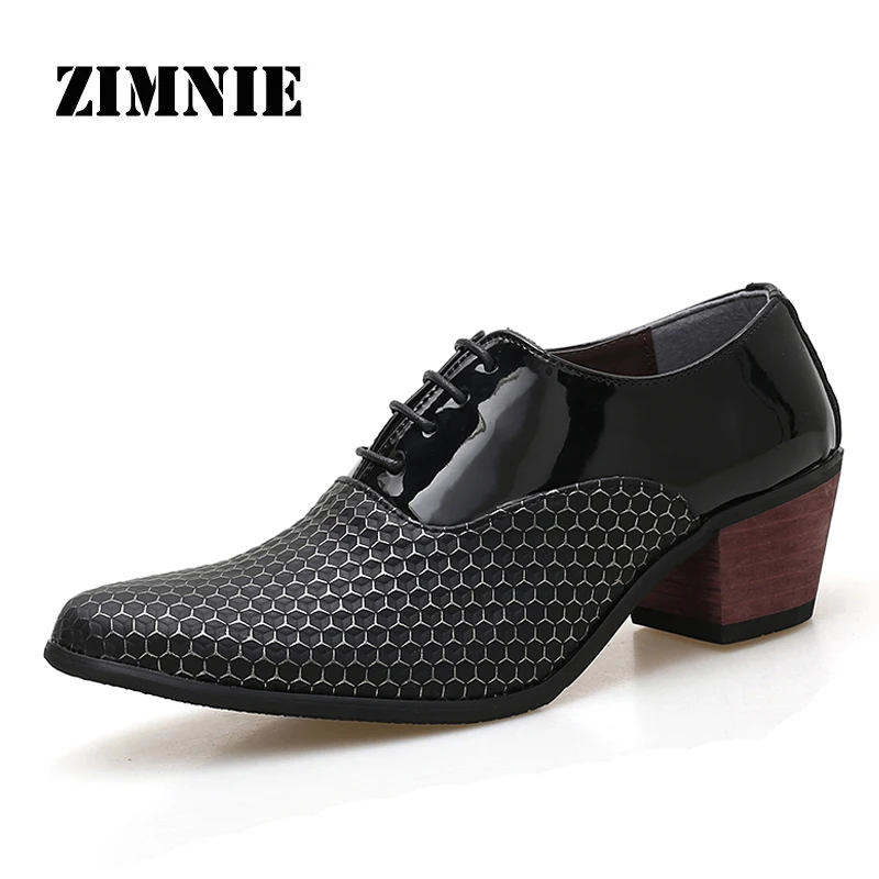 

ZIMNIE Hot Sell Men Dress Shoes Handmade Italian Style Party Wedding Men Shoes High Quality Leather Business Formal Shoes Men