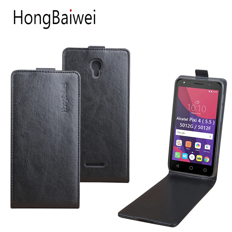 Кожаный чехол бумажник для телефона Alcatel Pixi 4 5 5012G 5012F книжка 3 45X мобильного