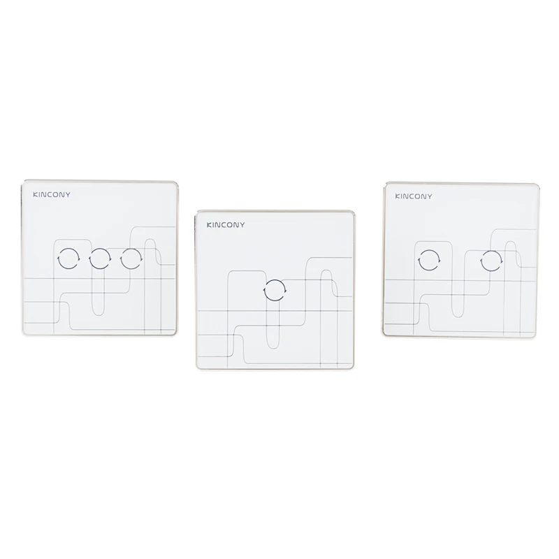 Smart Light Control ZiGBee Wireless Key 3 gang and Wall Switch Via Smartphone APP Remote smart home kit Long distance|work work|working lights