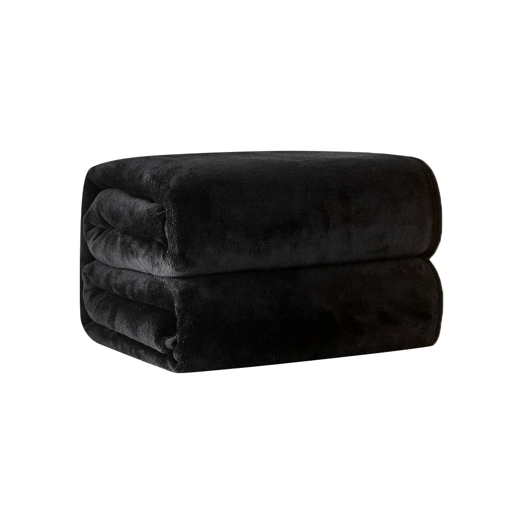 ISHOWTIENDA Flannel luxury Wearable Sofa Mat Lightweight Creative Bed Sheet comfortable plush Blanket Throw Microfiber hot sale
