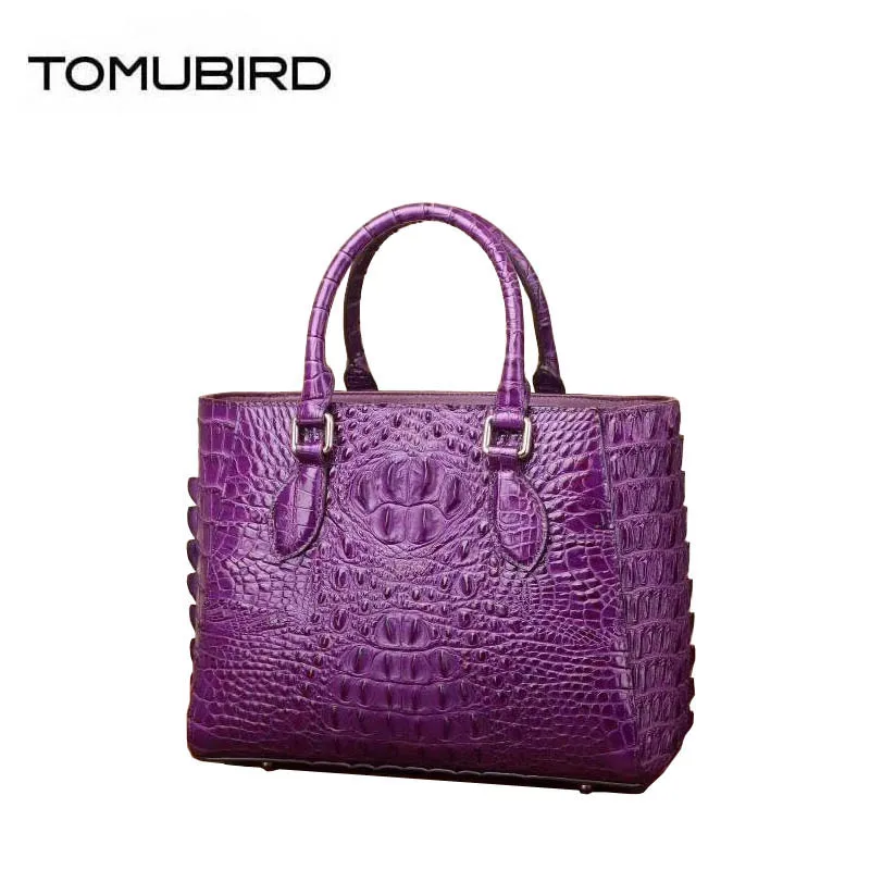 TOMUBIRD новые превосходные Сумки из натуральной кожи, Брендовая женская сумка с тиснением под крокодила, дизайнерская сумка, кожаные сумки