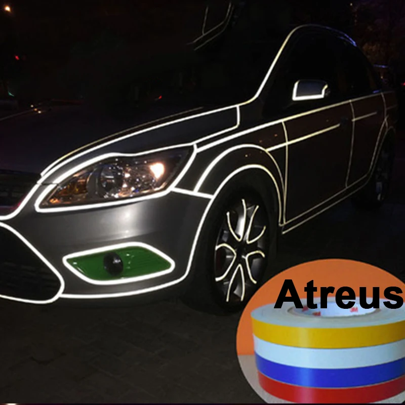 Светоотражающая лента Atreus для BMW e46 e39 e36 Audi a4 b6 a3 a6 c5 Renault duster Lada granta аксессуары