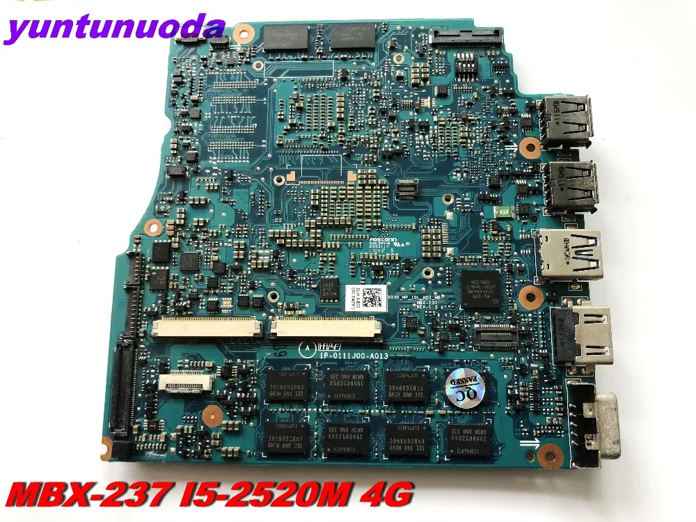 Фото Оригинальные Материнские платы для ноутбука SONY VPCSD, модель A1820720A MBX-237 4G HD6470, 512 Протестировано, хорошая Бесплатная доставка №2