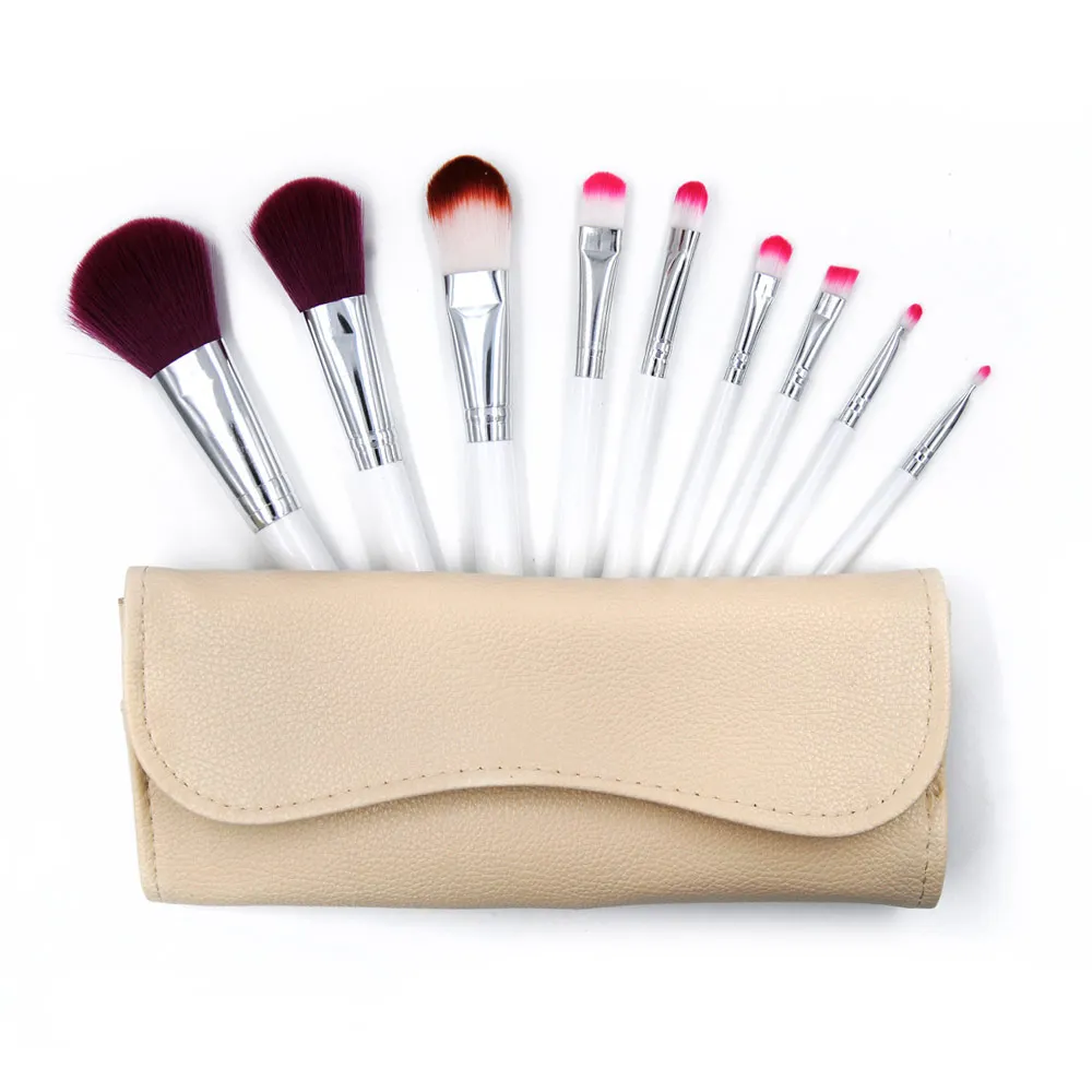 

9pcs/Set Beauty Makeup Brushes Foundation Powder Blush Set Maquiagem Cosmetic Eye Shadow Lip Blend Make Up Brush Tool Kit