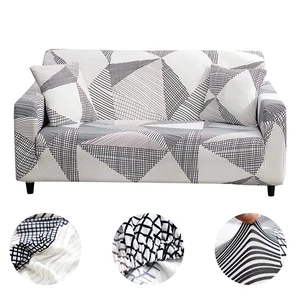Домашний чехол для дивана, чехлы для дивана в клетку, эластичный чехол для дивана в гостиную, современные Чехлы для дивана, облегающий чехол для 1234-местного дивана