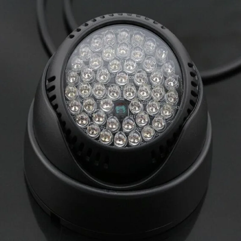 Шт. 48 шт. открытый мини купол осветитель ИК инфракрасный ночное светодио дный