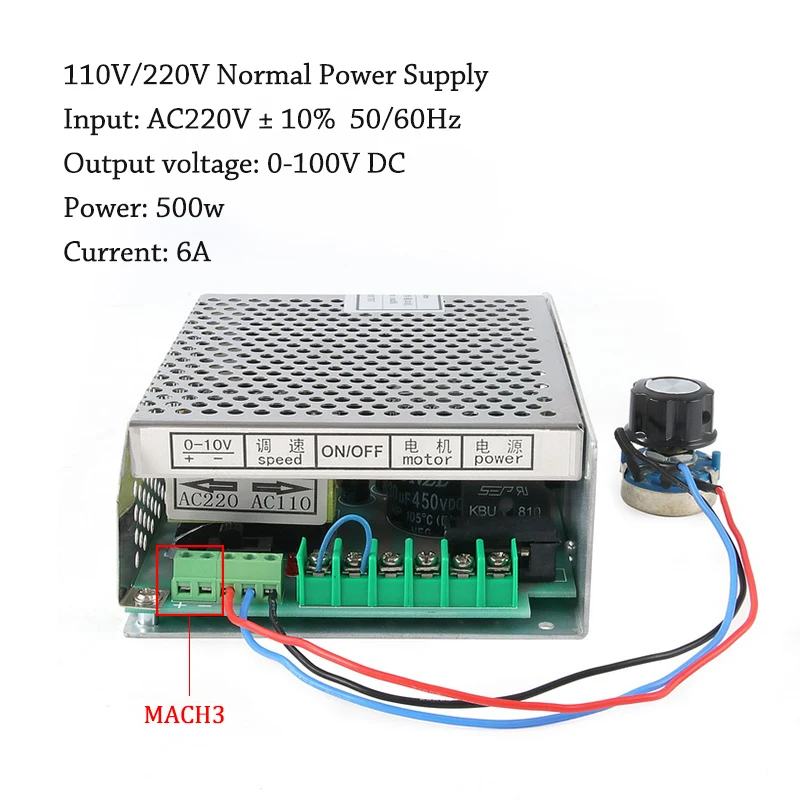 Набор шпинделей 500 Вт с воздушным охлаждением двигатель шпинделя ЧПУ кВт