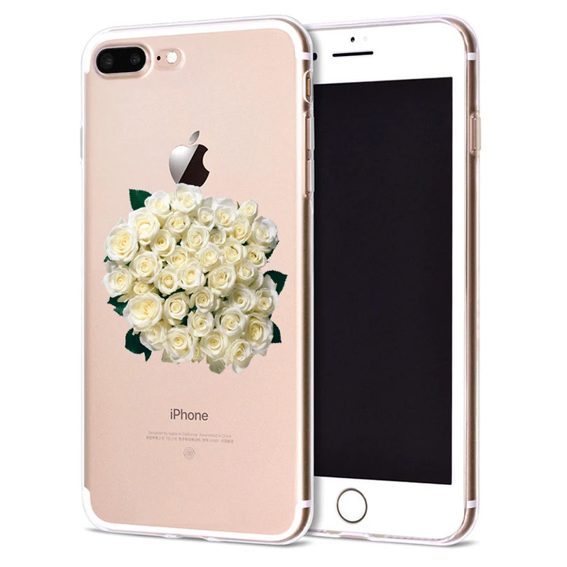 Чехол для Apple iPhone 6 6S 7 Plus X 10 мягкий чехол из ТПУ с сердечком Оригинальный 8 B334 |