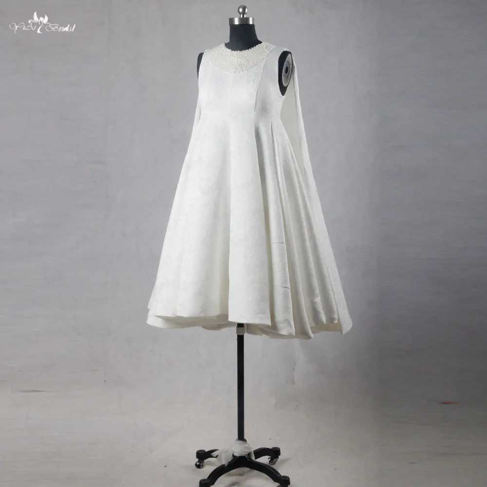 RSW1066 Yiaibridal с принтом атласные ювелирные изделия вырез без рукавов Короткие