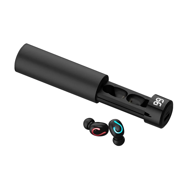 TWS наушники HBQ Q67 компактные с поддержкой Bluetooth 5 0 и внешним аккумулятором на 1500 мА