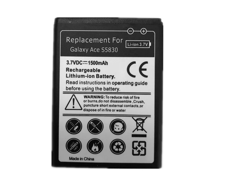 Сменный аккумулятор S5830 EB494358VU для Samsung Galaxy Ace S5830i I579 S5660 I569 S7500 S5670 S5838 сотового