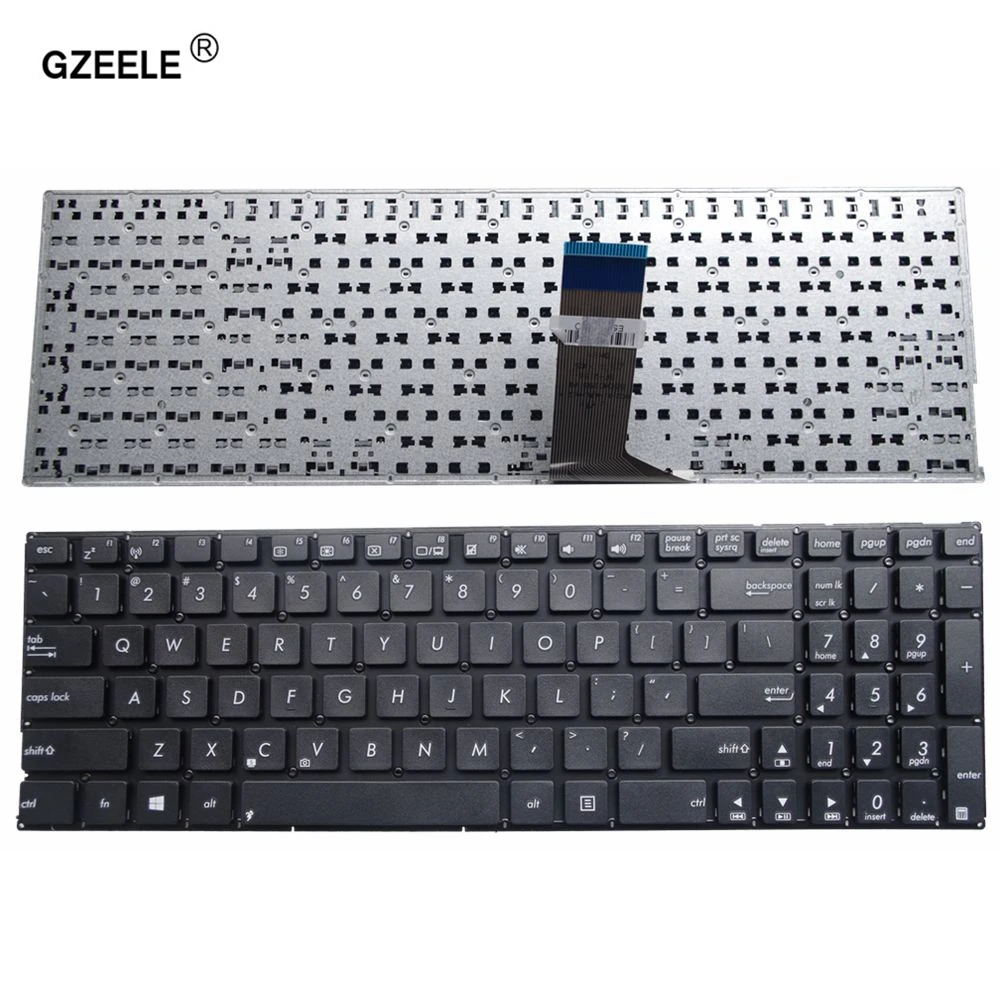 GZEELE US для ASUS X551 R513C X551C X551CA сменная Клавиатура ноутбука новая черная английская