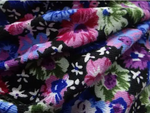 Высокое качество 3 шт./компл. синие цветы вязаный шерстяной ткани