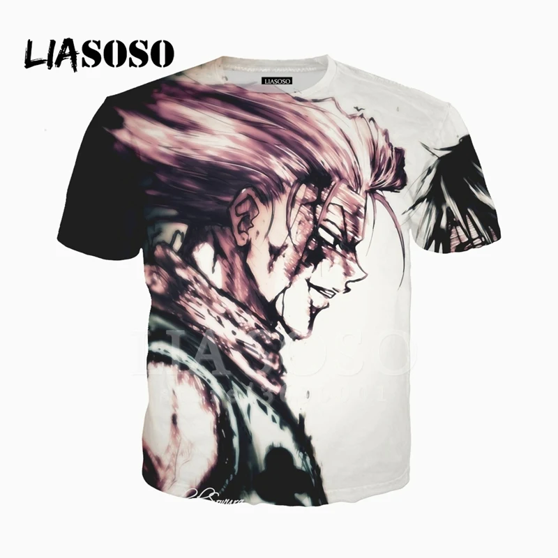 Футболка унисекс с 3D принтом охотника x Hunter Hisoka Killua GON летняя повседневная