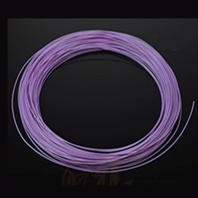 purple UL10064 одиночный провод 24 AWG многоцветный посеребренный многожильный телфлоновый провод 10 метров PTFE высокотемпературный сигнальный кабель - Цвет: purple