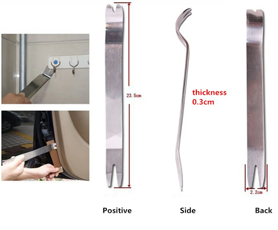 4 шт./компл. нетоксичный Пластик + металлический зажим авто в разобранном виде