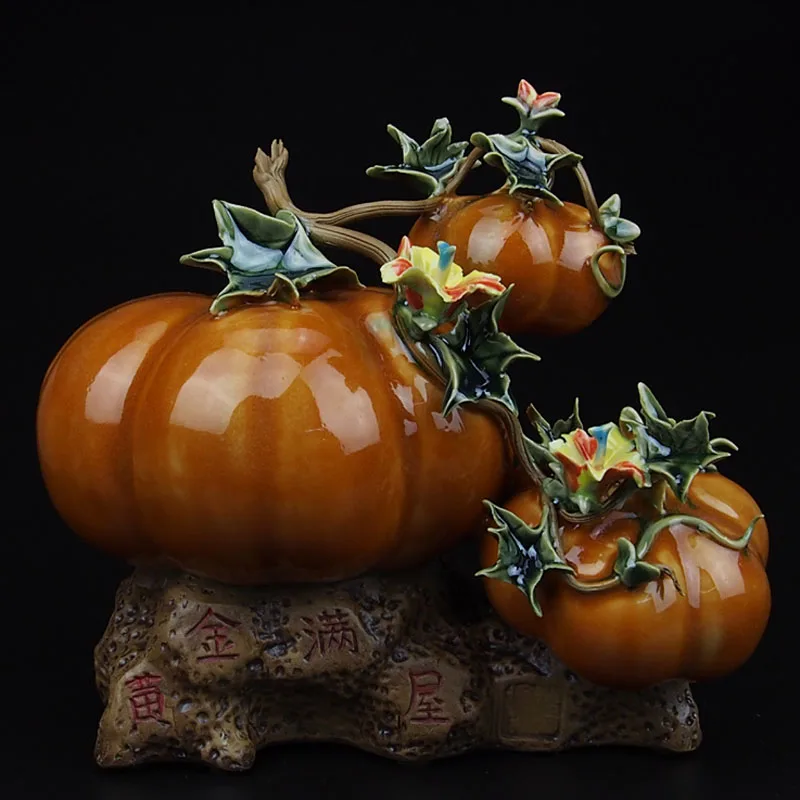 Фарфоровая традиционная китайская фигурка в виде фруктов из фольклорного