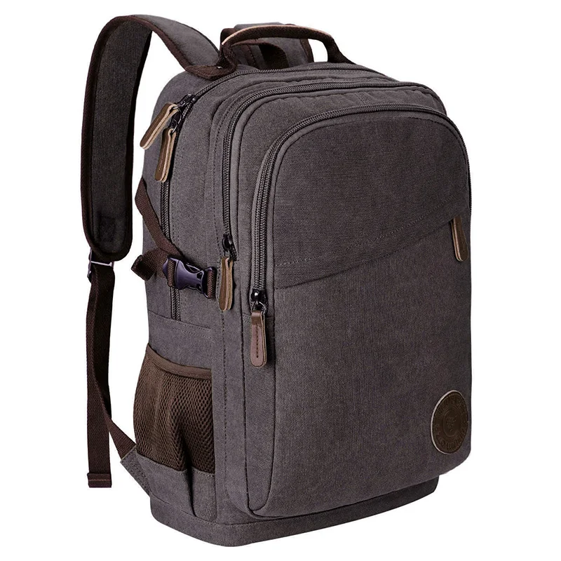 2019 новый модный мужской рюкзак винтажный холщовый школьная сумка уличные