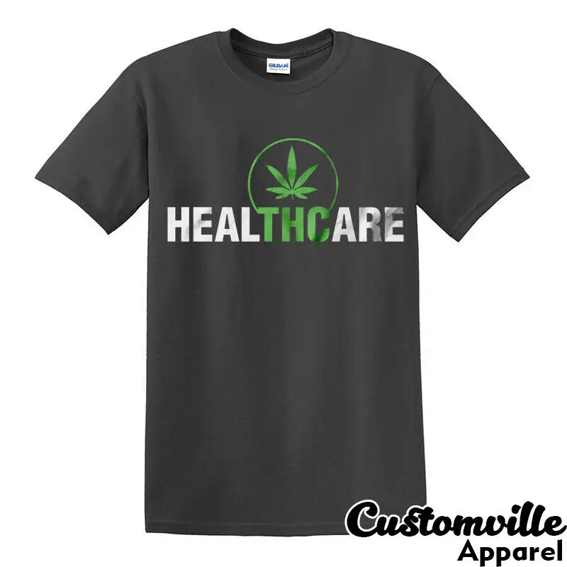 2019 модная медицинская футболка Thc Heal женская рубашка с принтом марихуаны