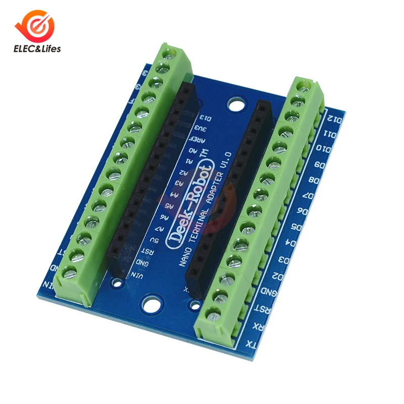 

Плата расширения NANO V3.0 3,0, контроллер, терминал ATMEGA328P, плата расширения NANO IO Shield для Arduino AVR