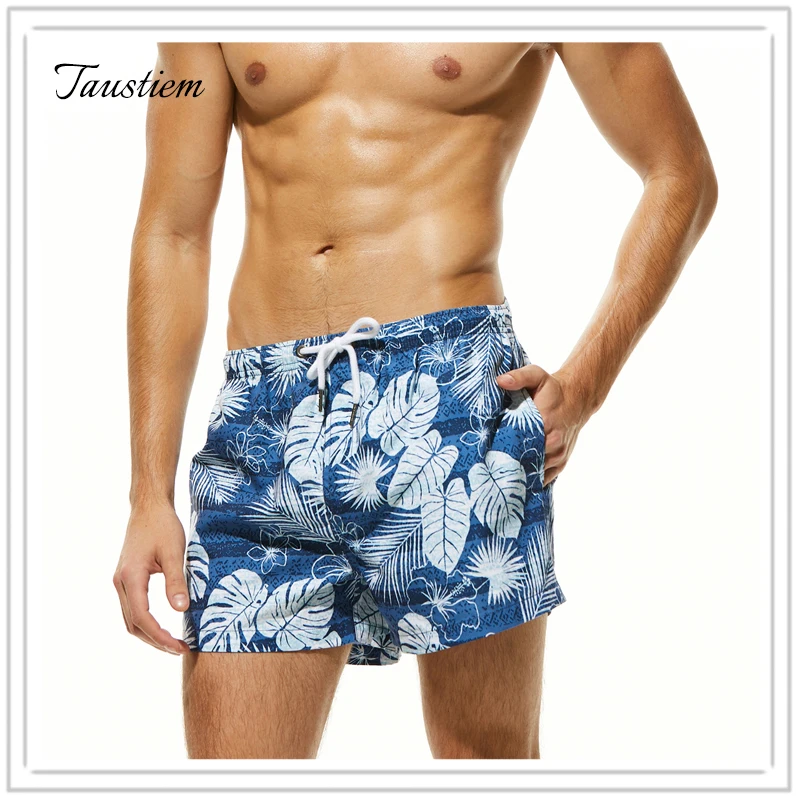 

2018 New Arrivals Fashion Men Boxer Trunks Sea Casual Shorts Swimwear Swimsuits Beach Board Short Bottoms Quick Drying Shorts