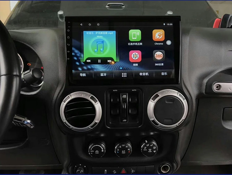 Android 9,1 автомобильный DVD gps 4+ 64 Гб мультимедийный аудио плеер для Jeep Wrangler головное устройство с навигационной системой Carplay