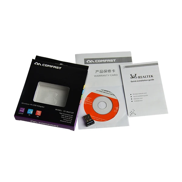 COMFAST 150 Мбит/с беспроводной Mini USB WiFi адаптер внешний приемник Портативный