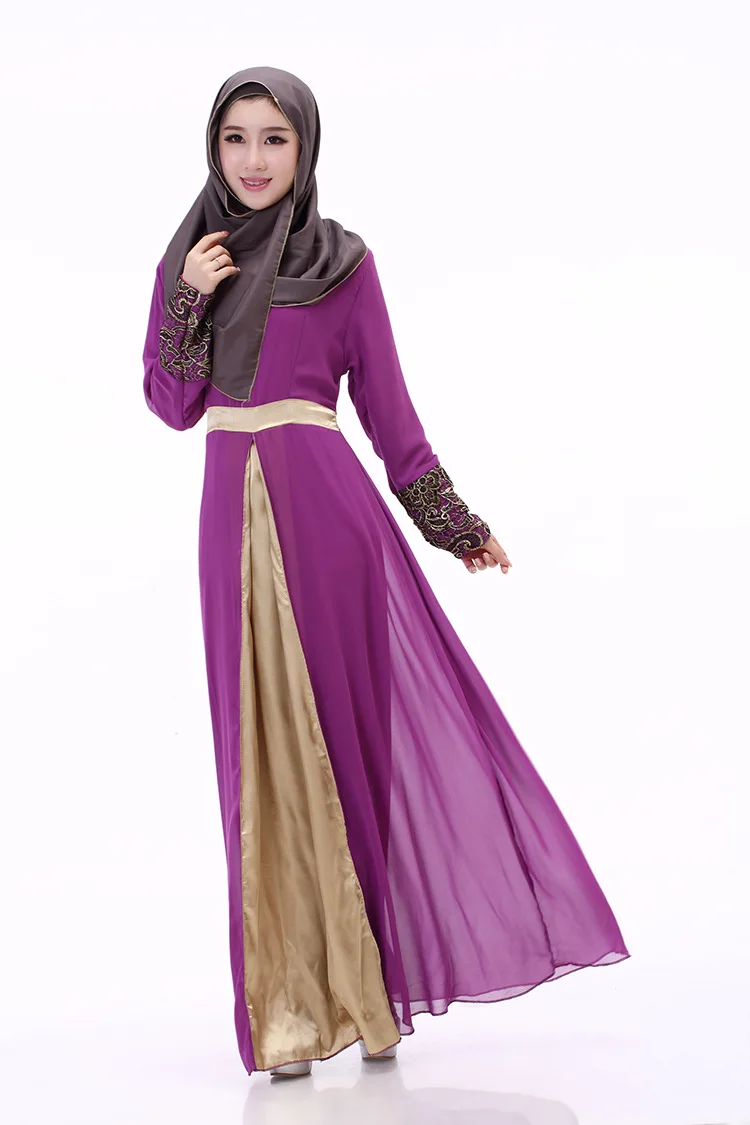 Новинка 2016 г. платье с аппликацией для девочек и абайя Caftan Arab Garment Abaya Turkey на