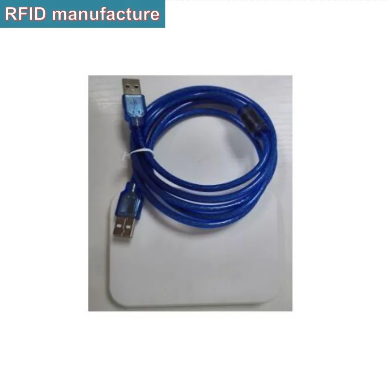 Встроенная 0dbi круговая поляризованная uhf rfid антенна usb Настольный UHF RFID ридер