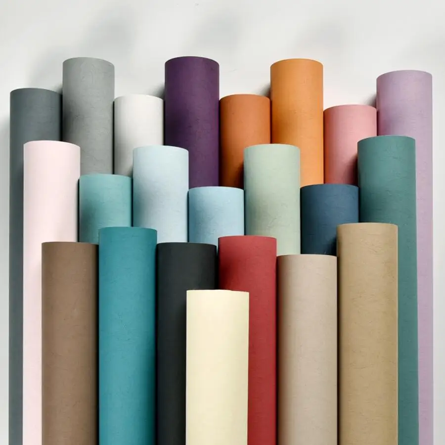 Новинка 2019 Классические однотонные обои для гостиной спальни Декор детской