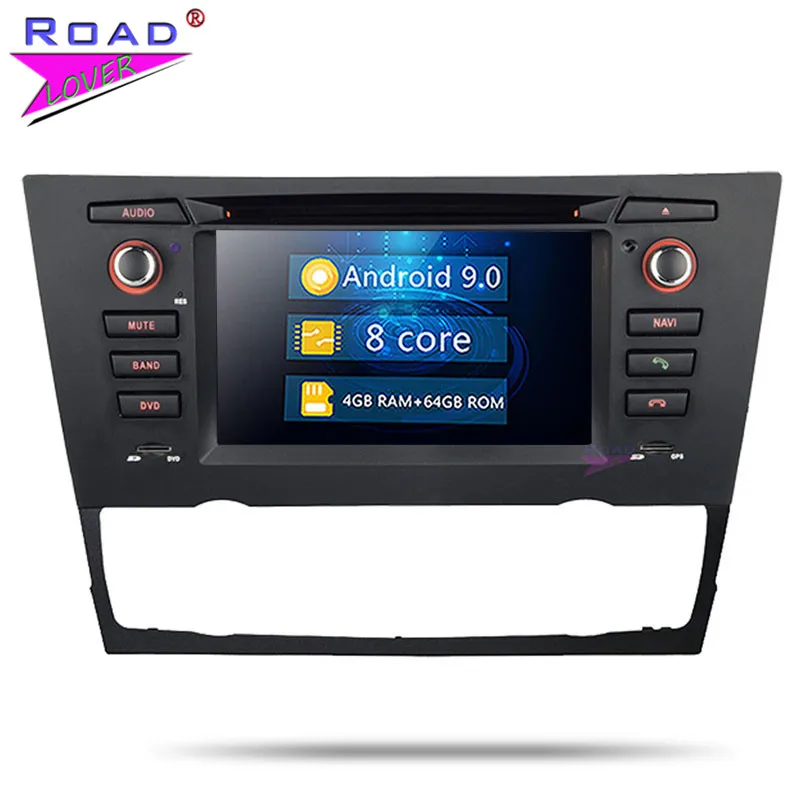 Roadlover Android 9 0 Автомобильный мультимедийный DVD плеер для BMW E90 E91 E92 E93 Авто 2005 Стерео