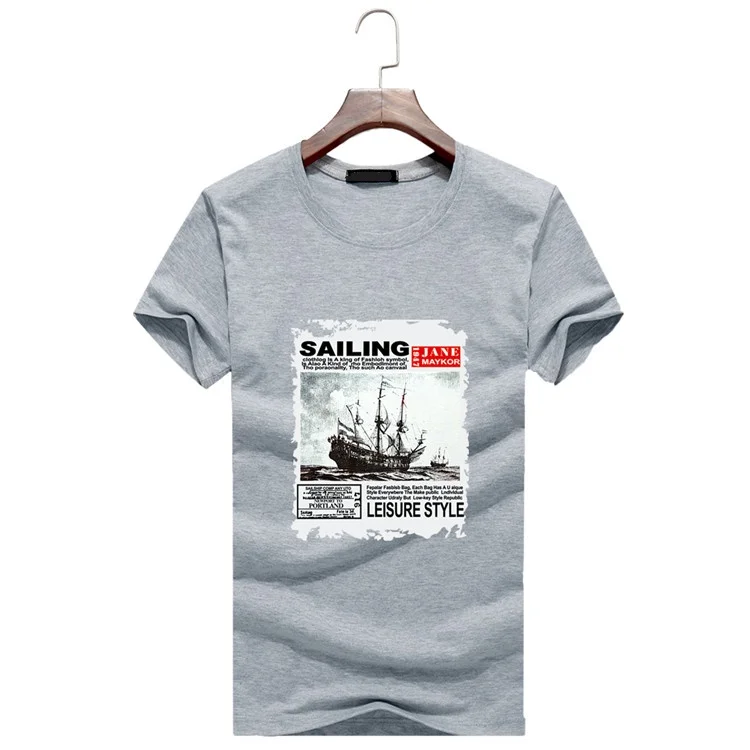 Мужские хлопковые футболки Q IMAGE новинка 2017 летняя Мужская модная футболка с