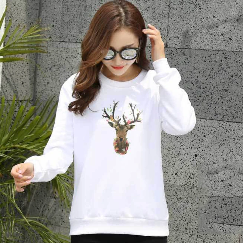 

MaiJee Autumn printed Loose Hoodies Casual Women's Sweatshirt Long Sleeve Tracksuit Sudaderas Moleton Jaquetas Feminina Kawaii