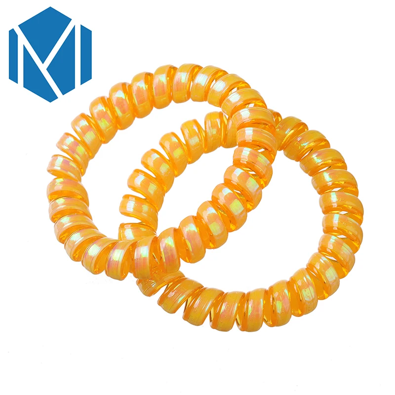 C 2 шт. флуоресцентная телефонная проволока Резиновая лента блестящая эластичная